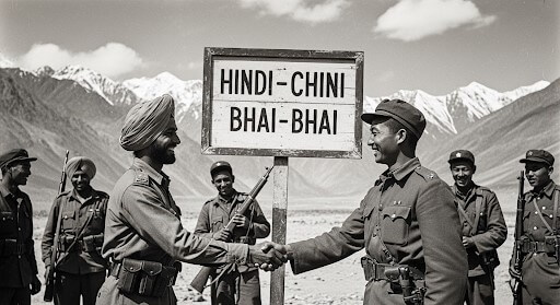 1950s: Hindi–Chini Bhai Bhai.jpg
